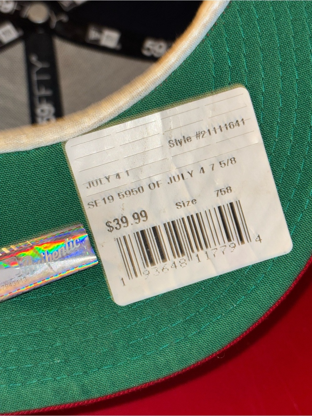 New Era Fitted Hat - Picture 9 of 9
